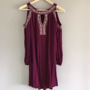 Time and Tru Cold-shoulder Dress